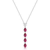 Halskette Brosway Dame FANCY - PASSION RUBY in Silber FPR112